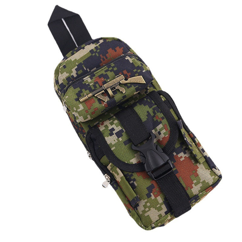 Wholesale Oxford Cloth Camouflage Zipper Pen Bags
